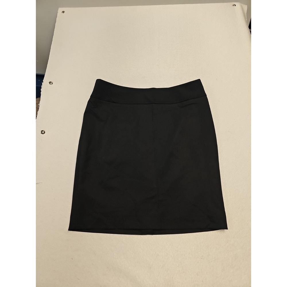 The Limited Stretch Black Mini Skirt, Size 14‎ Minimalist Lined Side Zip New